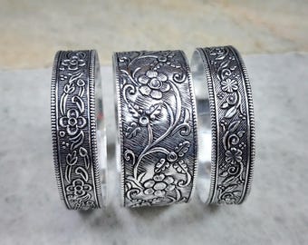 カラテ vintage jewelry silver925 bangle Vintage Fine Jewelry Sterling Silver Bangle Bracelet 925