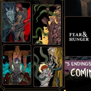 Fear & Hunger &quot;S Endings&quot; Character Card Set [SET of 4]