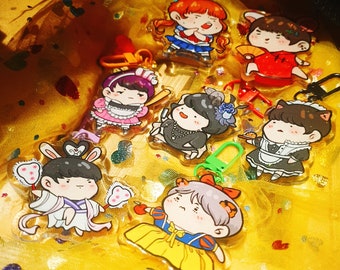 BTGURLS - BTS Resin Keychain