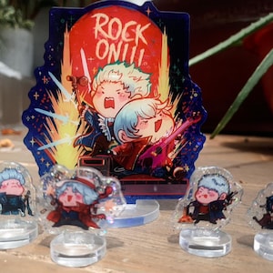 Devil May Cry - Rock On! Sparda Twins Glitter Standee