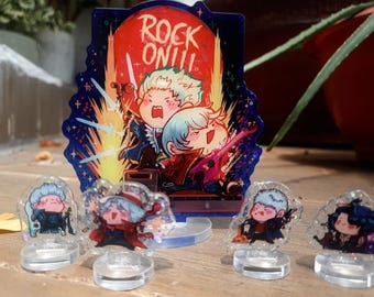 Devil May Cry - Rock On! Sparda Twins Glitter Standee