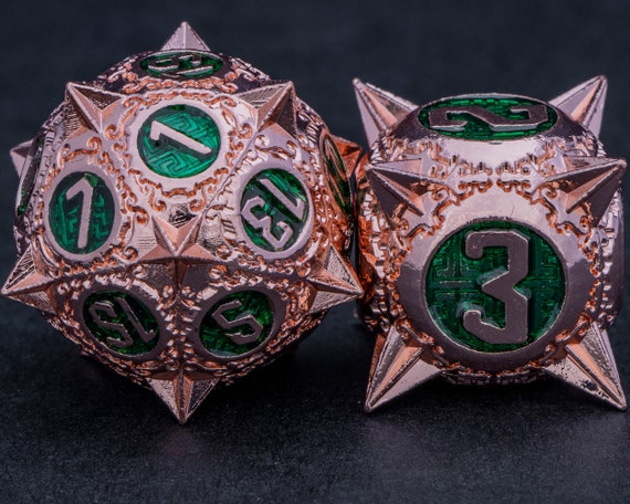  Metal dice Set D&D, Polyhedron DND7 Dungeons and