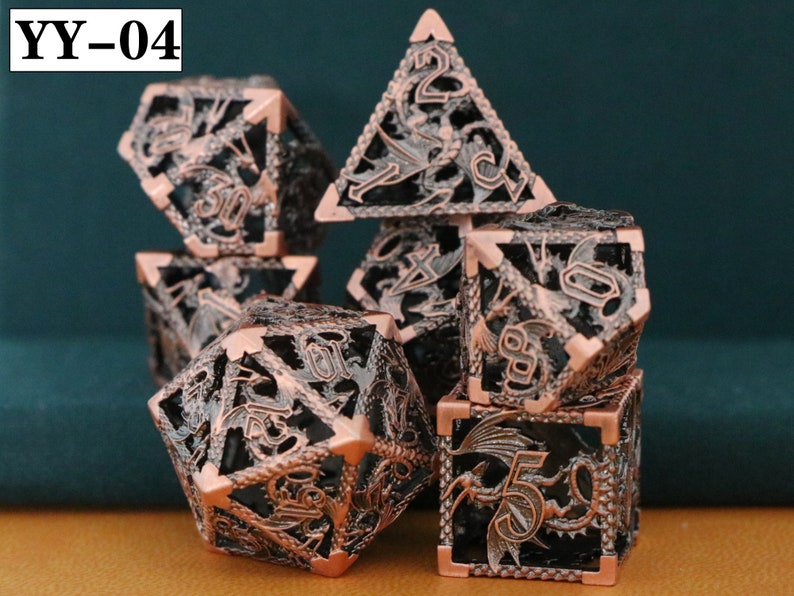 Hollow Dice D/&D Dice |D And D Dice D20 D6 Dice Handmade Dicel Dice Set Dnd Dice Dice Tray RPG Dice Blue Dice Dragon Dice