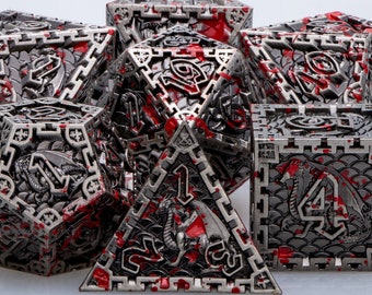 Red KIMAIRY 2021 DND Metal Dice D20 Side Game Matal Dice Polyhedral Dragon Pattern Tower Dungeons and Dragons Role Playing Games Metal Dice Set Red KIMAIRY 2021 DND Metal Dice D20 Side Game Matal Dice Polyhedral Dragon Pattern Tower Dungeons and Dragons Role Playing Games Metal Dice Set