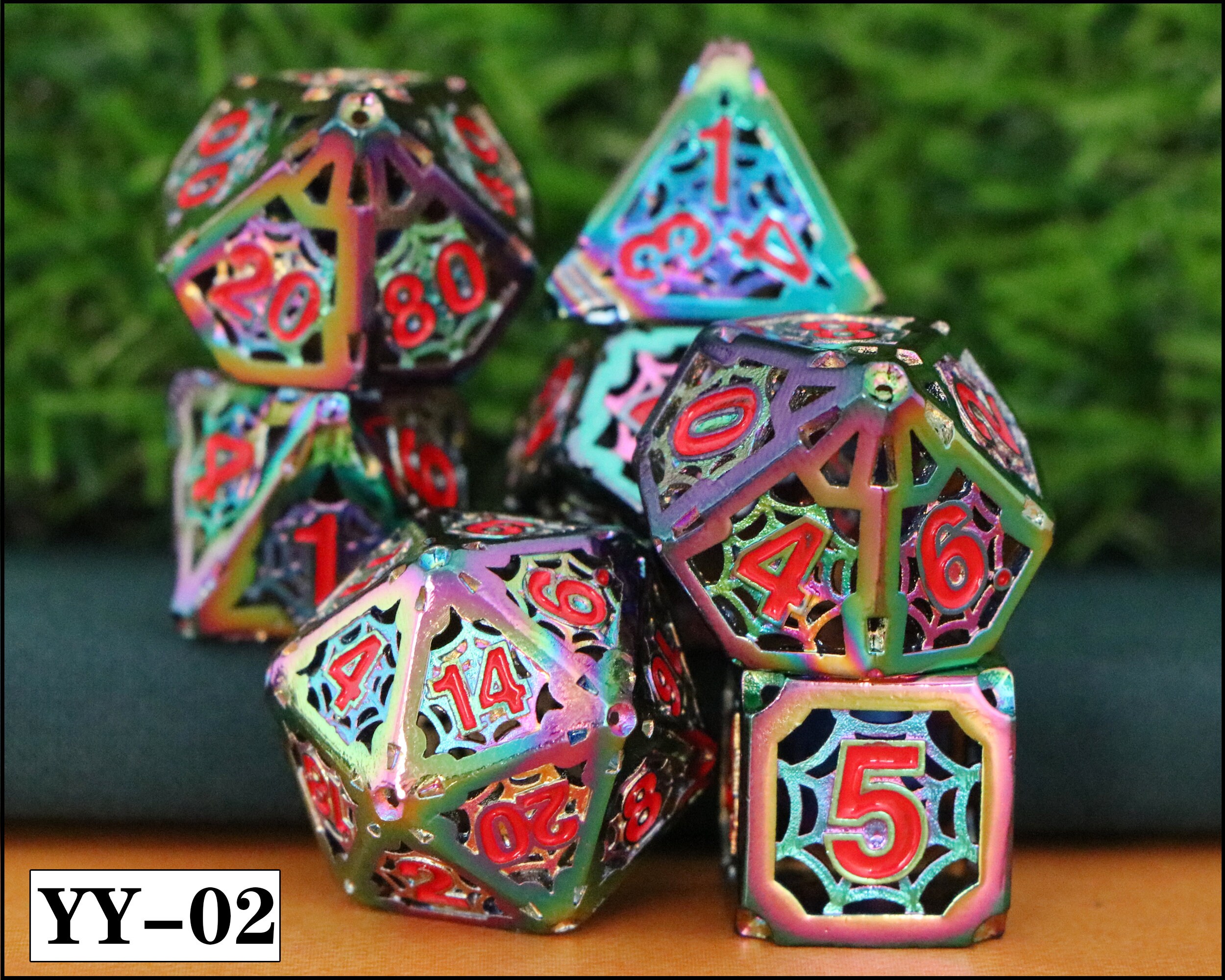 Rainbow Dice Dnd Dice DD Dice D and D Dice Dungeons | Etsy