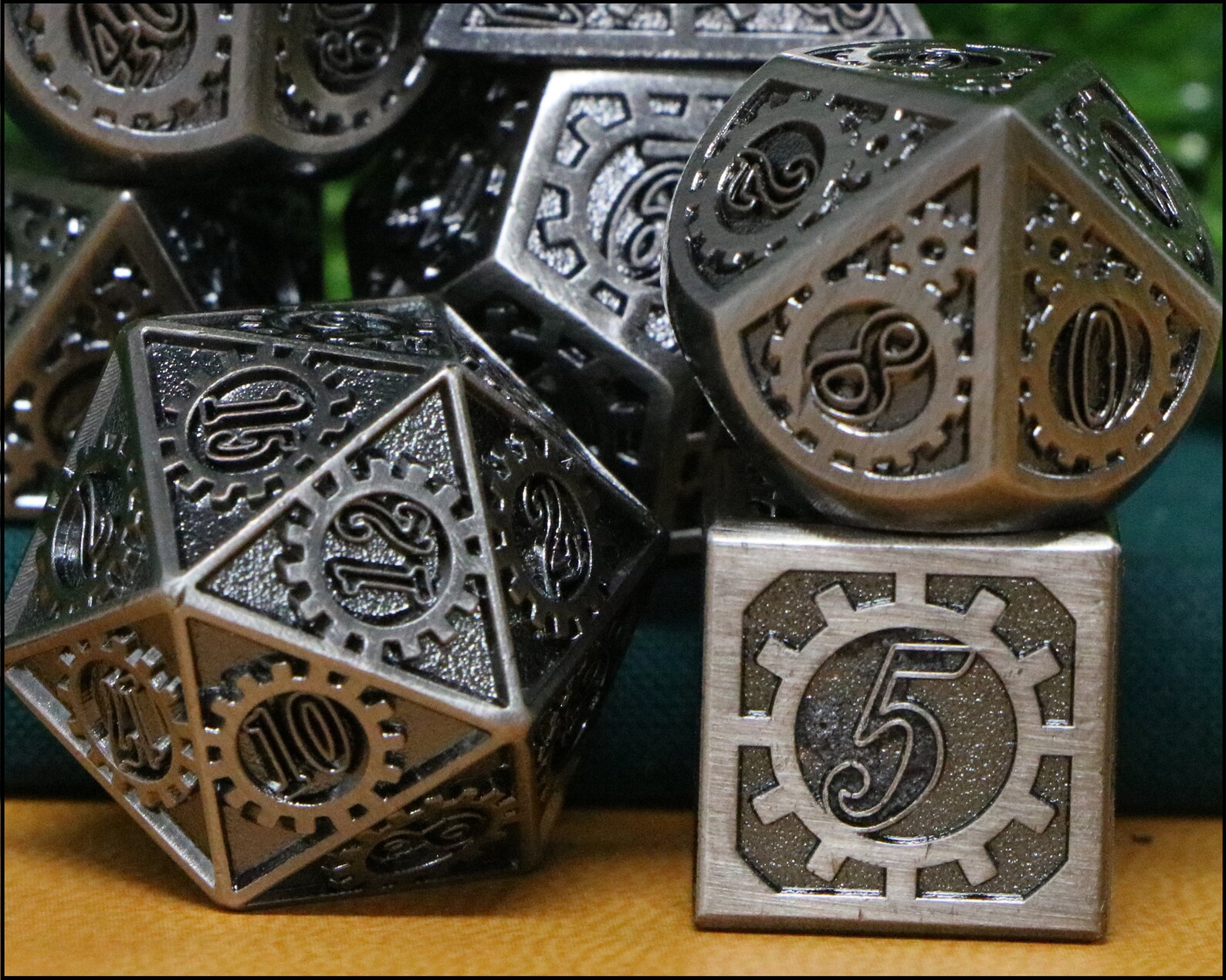 Metal Dnd Dice Dnd Dice D&D Dice Dungeons And Dragons Etsy