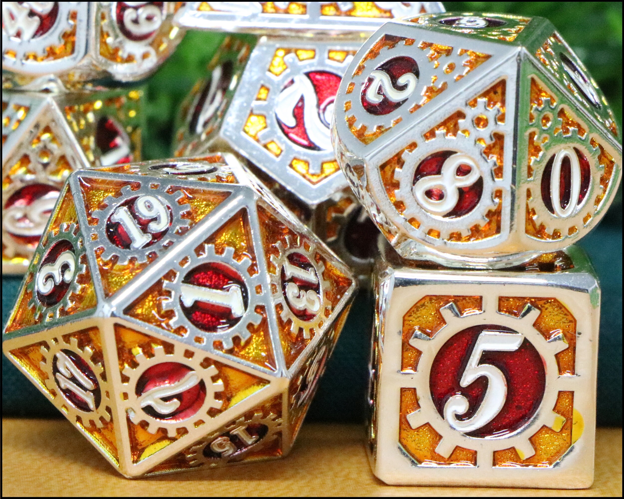 Gold Dice D And D Dice Tower Metal Dice Dnd Dice DD Etsy