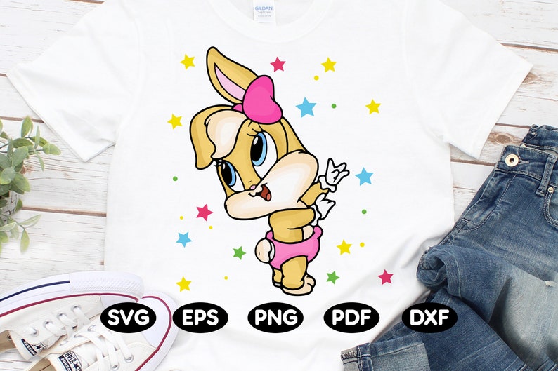 Lola Bunny in Svg Png Dxf Eps Pdf format | Etsy