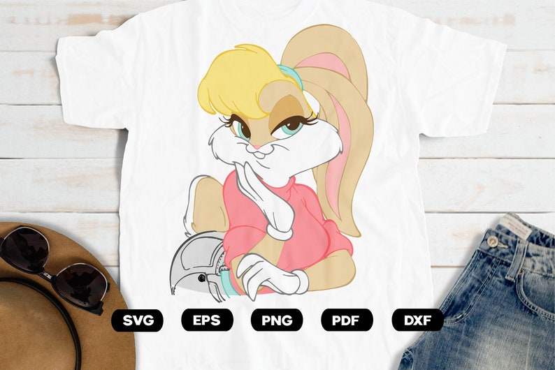 Lola Bunny in Svg Png Dxf Eps Pdf format | Etsy