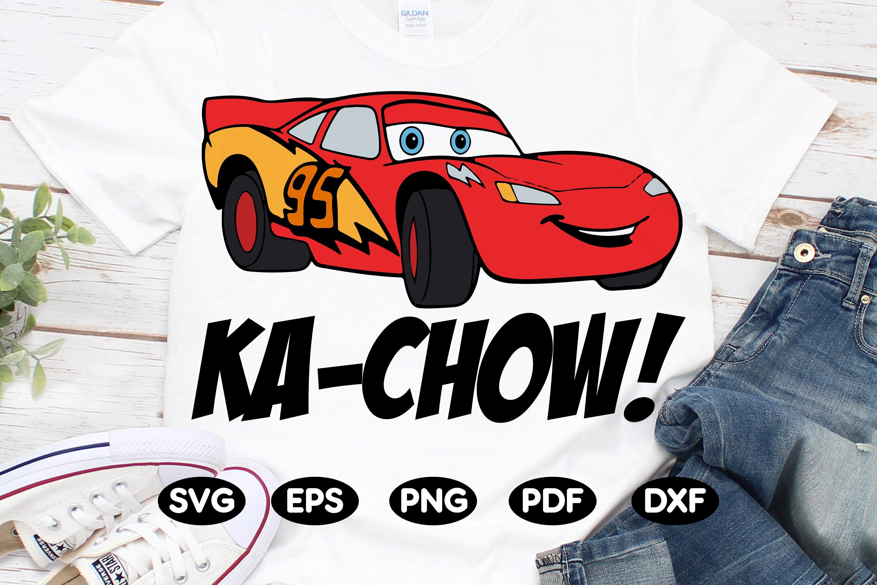 Download Ka Chow Svg Cars Svg Cars Clipart Lightning Mcqueen Svg Etsy