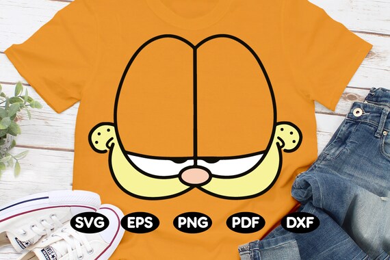 Download Vector Garfield Face in Svg Png Dxf Eps Pdf format Instant ...