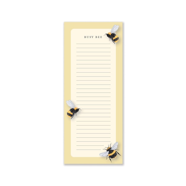 Bee Notepad - Etsy