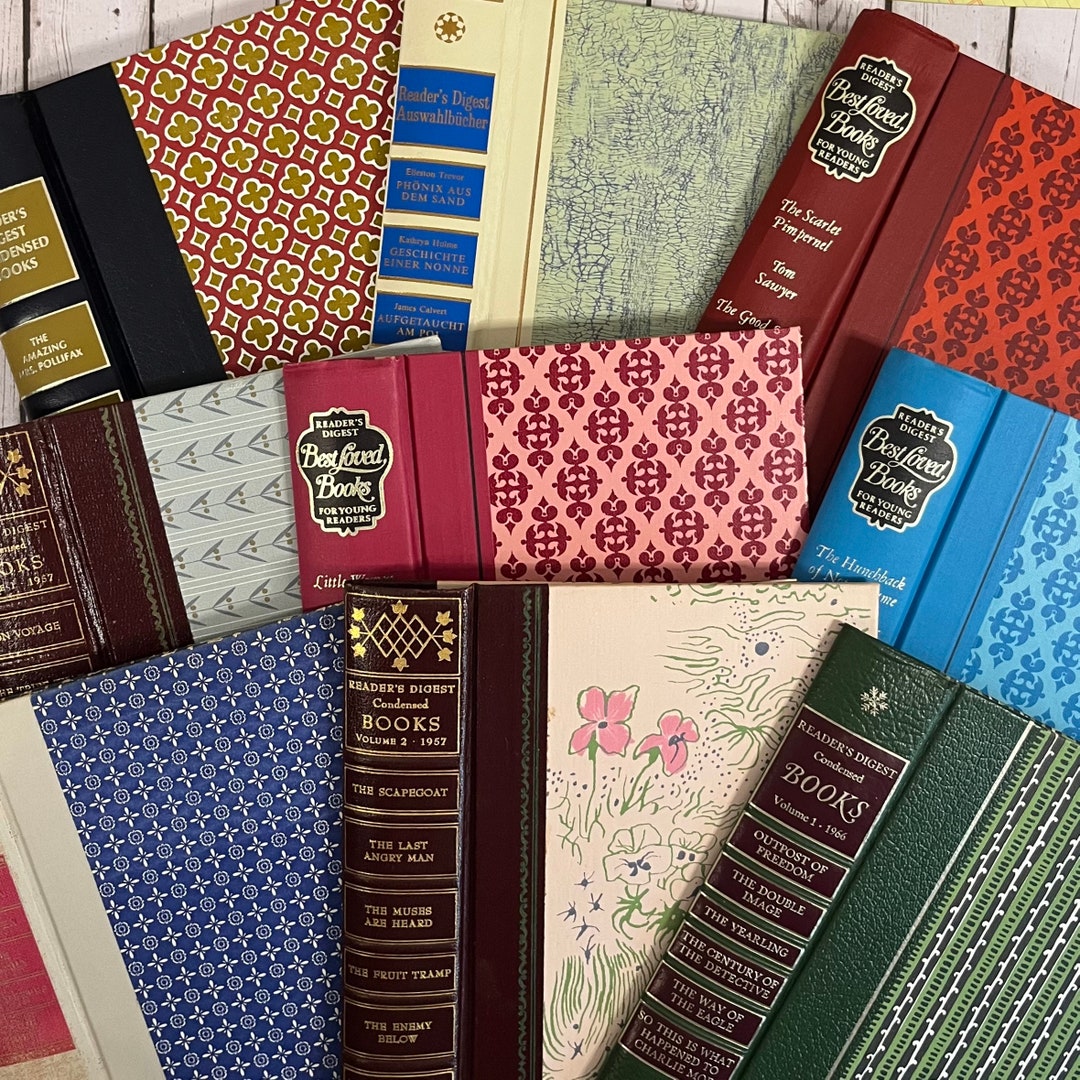 Junk Journal Kit Vintage Book Covers With 20 Book Pages for Signatures ...