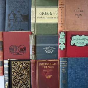 Junk journal kit vintage book covers with 20+ book pages