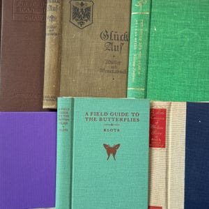 Vintage book covers small junk journal cover