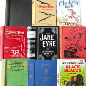 Junk journal kit vintage book cover with 20+ book pages NOT sewn in