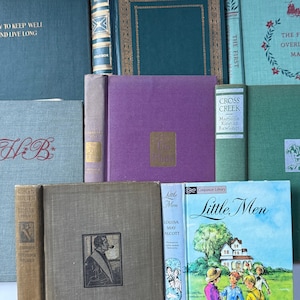 Undecorated Junk Journal, Vintage Book Cover, pages sewn in