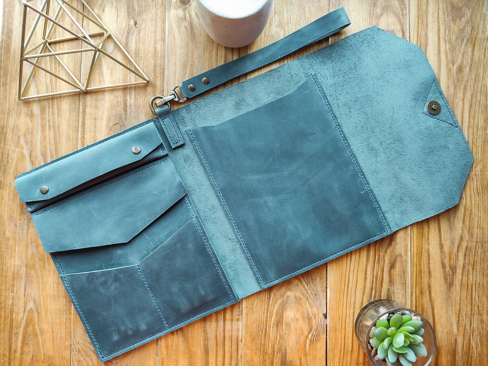 Leather sketchbook cover handmade gift for artists Etsy