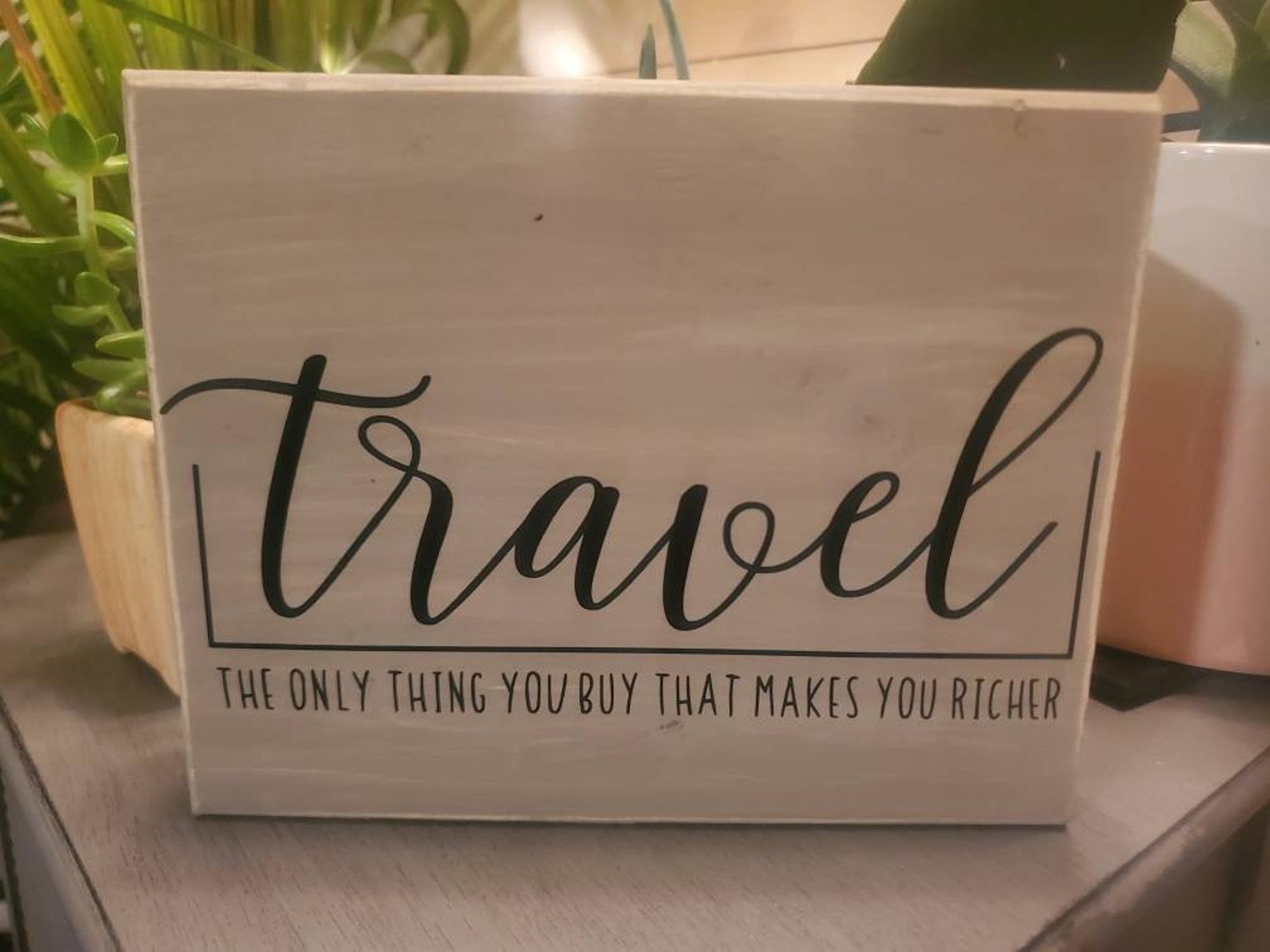Travel Sign Travel Decor Travel Gift Travel Room Decor Etsy