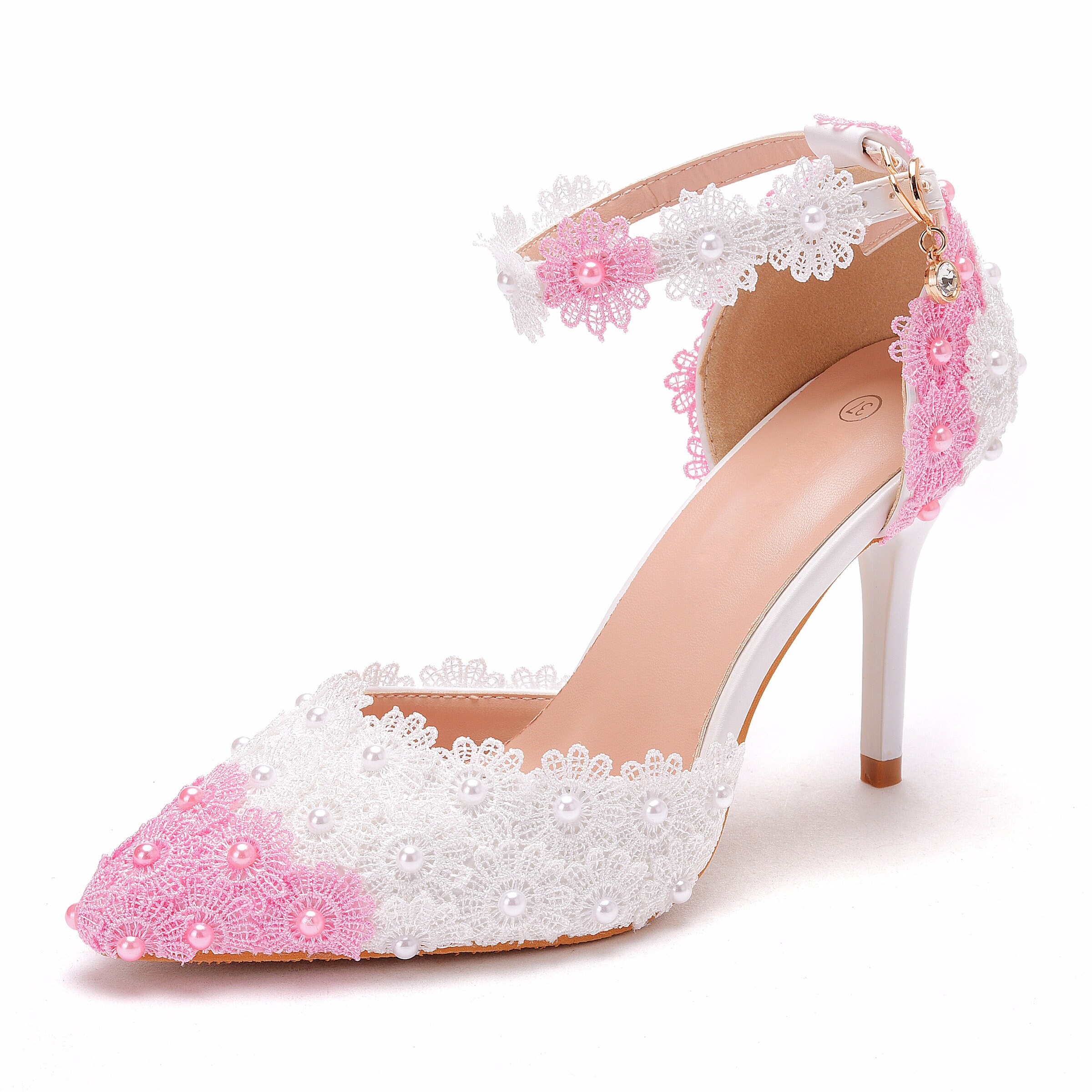 jeweled wedding heels