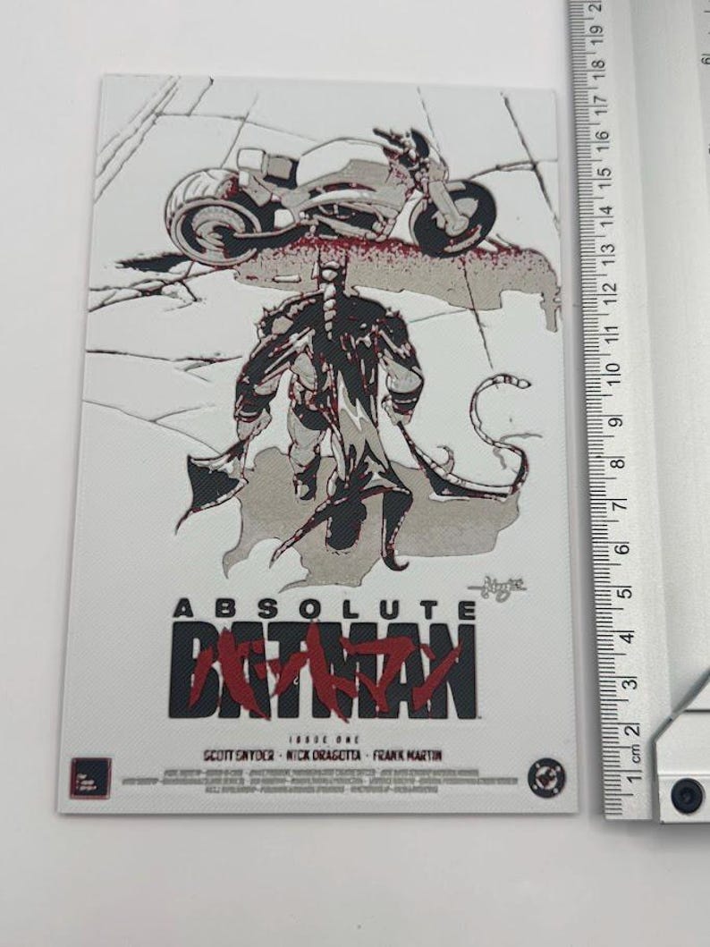 Absolute "Akira" Inspired Homage to The Bat 3D Printed Art image 3