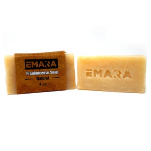 3 PACK Frankincense Natural, Neutral, Vegan, Organic Soap, Handmade With Premium Therapeutic Grade Essential Oils, Best For All Skin Types