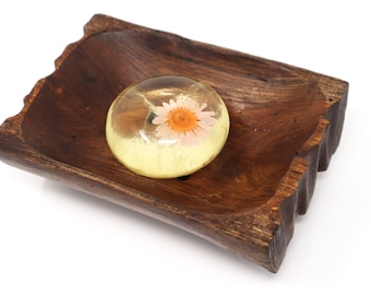 Hand Carved Teak Wood Soap Dish, Eco Friendly, High Quality, Natural Luxurious Soap Holder