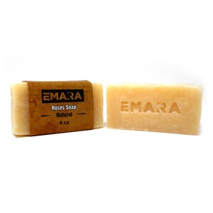 3 Roses Natural, Neutral, Vegan, Organic Soap, Handmade With Premium Therapeutic Grade Essential Oils, Best For All Skin Types