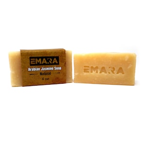 3 PACKArabian Jasmine Natural, Neutral, Vegan, Organic Soap, Handmade With Premium Therapeutic Grade Essential Oils, Best For All Skin Types