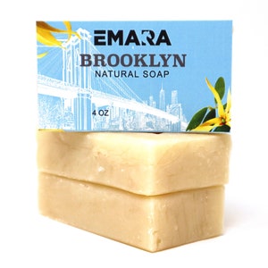 3  Brooklyn Limited Edition Natural, Neutral, Vegan, Organic Soap, Handmade With Premium Therapeutic Essential Oils, Best For All Skin Types