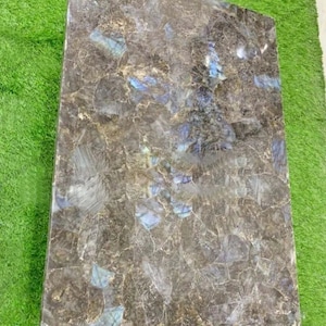 Buy Labradorite Stone handmade Dining Table Top, Stone Coffee Table, Bar Coffee Table, Restaurant Furniture Table, Home Decorative Tables