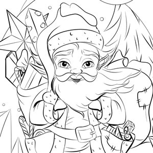Colouring Heaven Christmas Special 2023 (Print Magazine) | NEW Christmas Colouring Pages | 8 Top Colouring Artists image 3