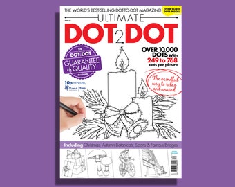 Ultimate Dot 2 Dot Issue 62 | Christmas, Autumn Botanicals, Sports & Famous Bridges | Dot to Dot Print Magazine