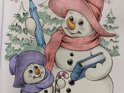 Snowman Drawing, Zentangle & Manga Pens - Set of 10 - Black : :  Home & Kitchen