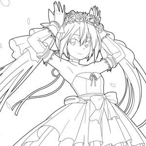 Colouring Heaven Collection Hatsune Miku print Magazine Anime & Manga