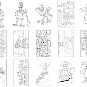 Colouring Heaven Collection Chicken Run: Dawn of the Nugget print ...