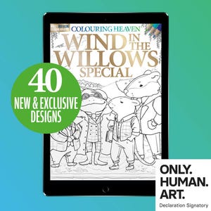 Målarbilder Himlen Vind i säven Special (Digital nedladdning PDF) | Målarbilder Vind i säven | Georgia Roan | Only Human Art