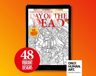Colouring Heaven Collection Day of the Dead (Digital Download PDF) | Only Human Art