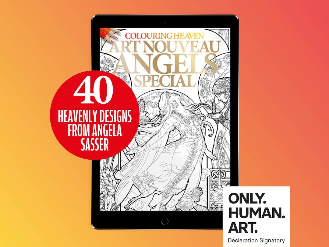 COLORS「HEAVEN」1995年⑫【海外雑誌・洋書】❸ Colouring Heaven Art Nouveau Angels Special (digital