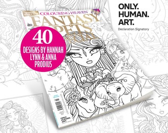 Colouring Heaven Fantasy Pets Special | Pets Colouring Pages | Only Human Art