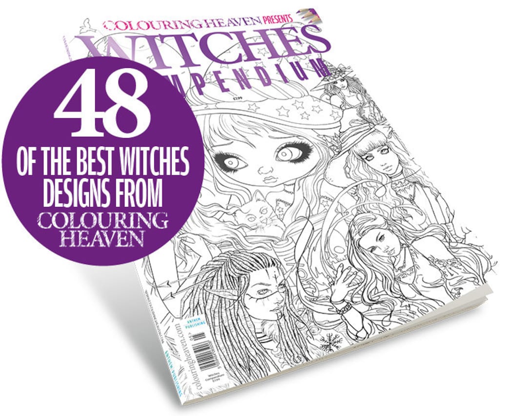 Colouring Heaven Presents Witches Compendium (print Magazine) | Witch ...