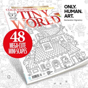 Målarbilder Heaven-kollektionen Tiny World | Söta målarbilder | Gabi Wolf | Only Human Art
