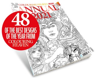 Colouring Heaven Presents Annual 2021 (Print Magazine) | BEST OF Colouring Heaven