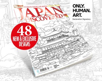 Colouring Heaven Collection Japan Discovered | World Colouring Pages | Jash Lee | Only Human Art
