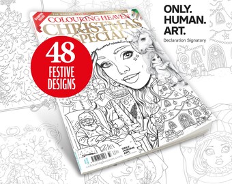 Colouring Heaven Christmas Special – BUMPER | Christmas Colouring Pages | Only Human Art