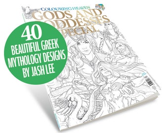 Colouring Heaven Gods and Goddesses Special (Print Magazine) | Gods & Goddesses of Greek Mythology | Jash Lee