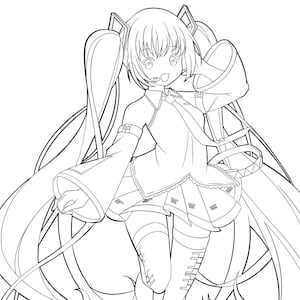 Colouring Heaven Collection Hatsune Miku print Magazine Anime & Manga