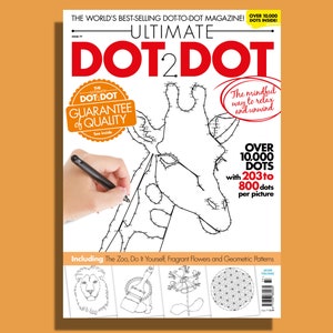 Ultimate Dot2Dot Issue 77 | The Zoo, Do It Yourself, Fragrant Flowers, and Geometric Patterns | Dot to Dot Print Magazine