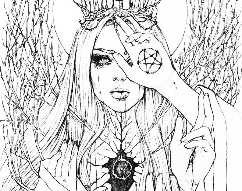 Colouring Heaven Presents Witches Compendium - Etsy UK