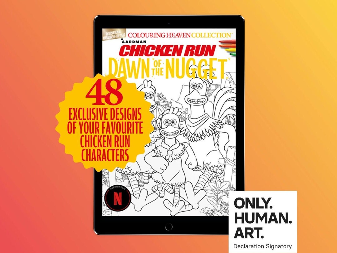 Colouring Heaven Collection Chicken Run: Dawn of the Nugget digital ...